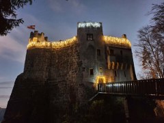 weihnachtlich geschmückte Burg Grimmenstein, © ©Marktgemeinde Grimmenstein