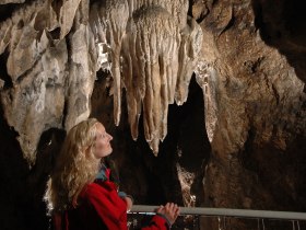 Hermannshöhle Spitzenvorhang, © Hermannshöhlenverein