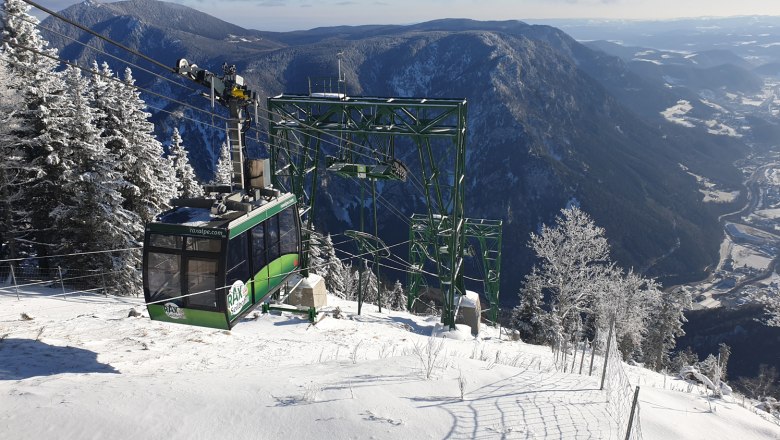 Rax-Seilbahn, © Scharfegger´s Raxalpen Resort