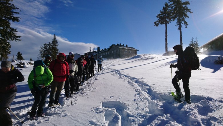 Schneeschuhwandern mit Teamwandern, © Wolfgang Menzel