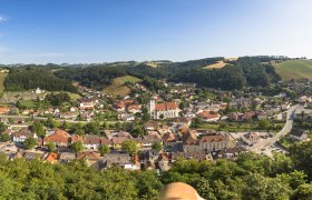 Blick vom Feuerturm auf Kirchschlag, © Wiener Alpen, Franz Zwickl