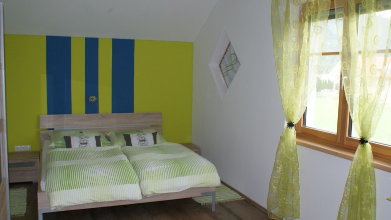 Schlafzimmer mit Doppelbett, © Familie Zwinz