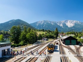 Bahnhof in Puchberg am Schneeberg, © Wiener Alpen in Niederösterreich