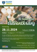 Adventkranz binden, © Marktgemeinde Wöllersdorf-Steinabrückl