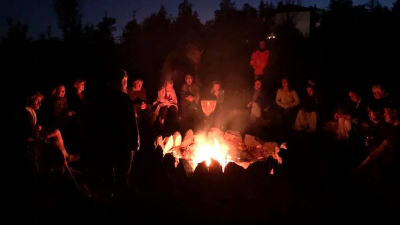 Vollmond Feuer, © Kloster NaturSinne