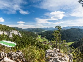 Blickplatz Hausstein, © Wiener Alpen in Niederösterreich