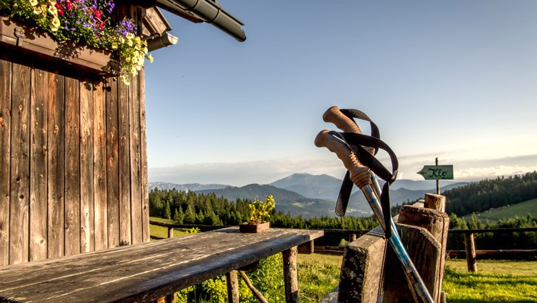 Gemütliche Hütten laden zur Rast ein, © Niederösterreich Werbung/Robert Herbst