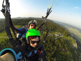 Tandemflug Flugschule Fly Hohe Wand, © Wiener Alpen in Niederösterreich - Schneeberg Hohe Wand