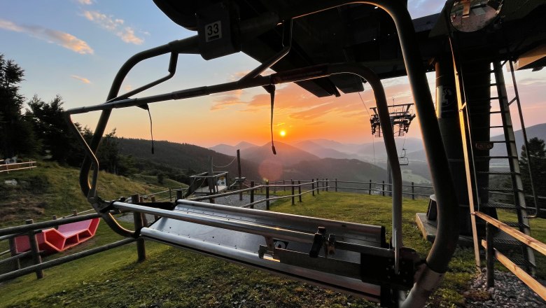 Horská stanica lanovky Sunrise, © Wiener Alpen/Lechner