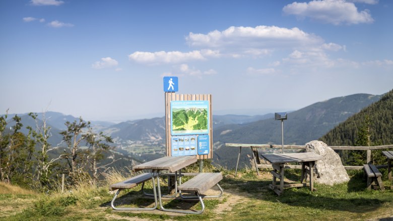 Wanderstartplatz Edelweißhütte Schneeberg, © Wiener Alpen, Foto: Franz Zwickl