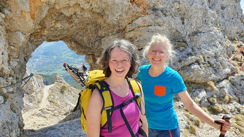 Astrid und Irene auf der Rax, © Irene Beckmann