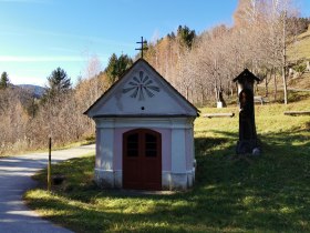 Höchster Punkt Trahtkapelle (Markuskapelle) 835 m, © Wiener Alpen in Niederösterreich - Wechsel