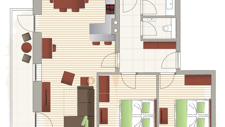 Ground plan Top 8, © Mattone GmbH