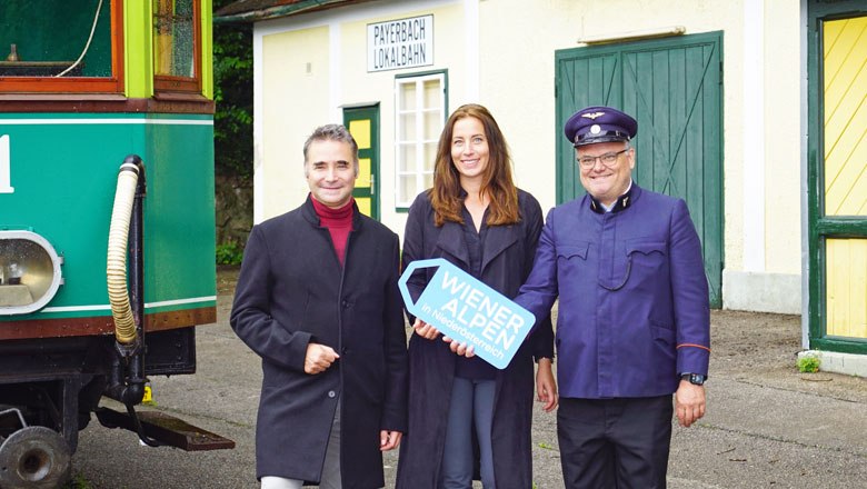 Am historischen Bahnhof in Reichenau an der Rax, © Wiener Alpen