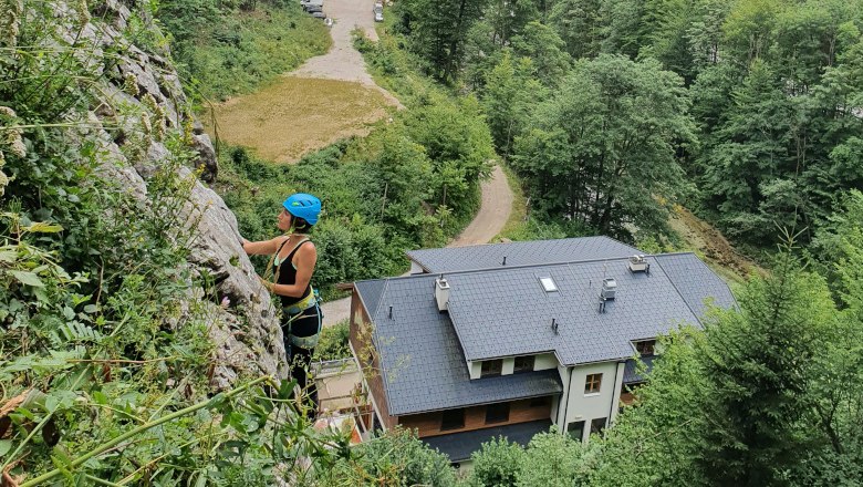 Kletter-Yoga-Camp im Höllental, © Raufgeklettert - Petra Weisz