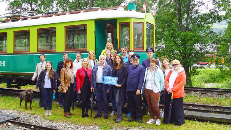 Teilnehmer Mobilitätstag Höllentalbahn, © Wiener Alpen