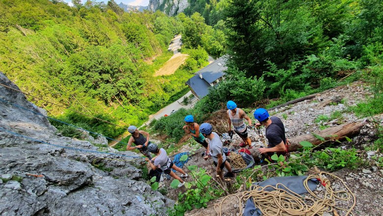 Kletter-Yoga-Camp im Höllental, © Raufgeklettert - Petra Weisz