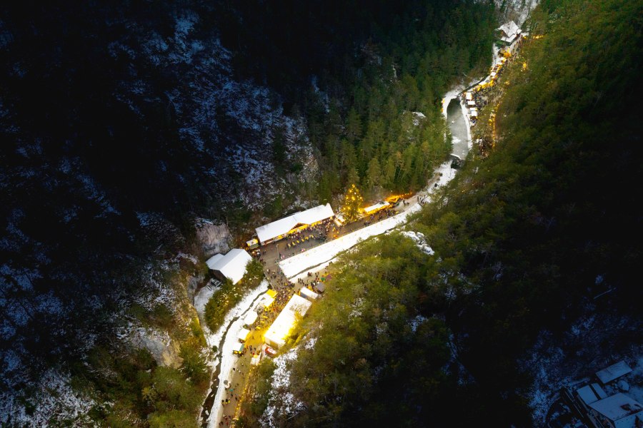 Advent in der Johannesbachklamm, © Gemeinde Würflach/Fülöp