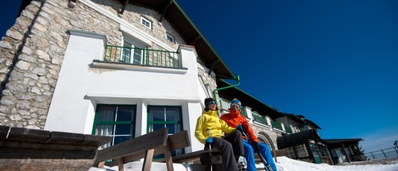 Schneeschuhwandern beim Raxalpen Berggasthof, © ©Wiener Alpen, Foto: Claudia Ziegler