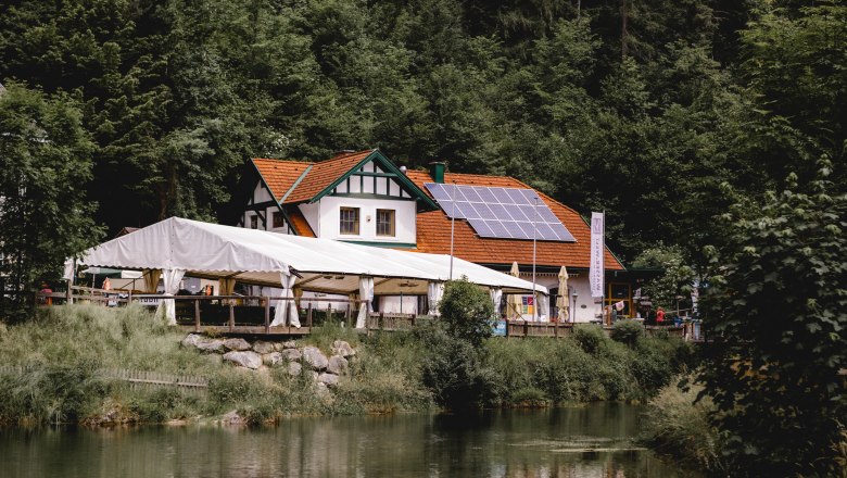 Gasthaus der Wander- & Wasserwelt Myrafälle, © Niederösterreich Werbung/David Schreiber