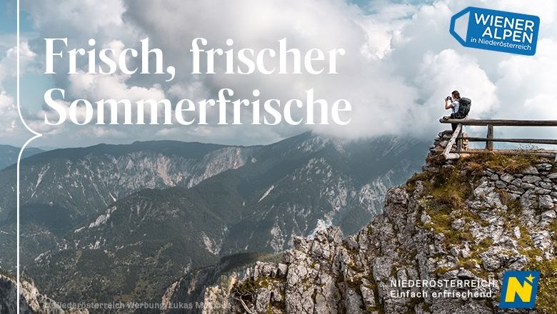 Sommerfrische Sujet, © Niederösterreich Werbung/Lukas Matocha