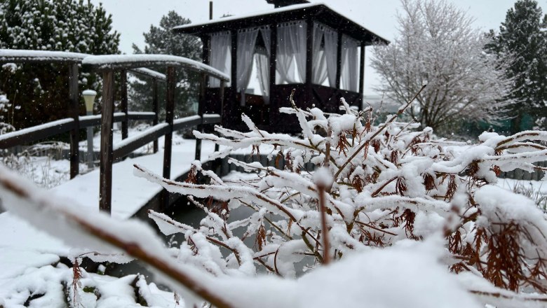 Der verschneite Zen Garten, © Linsberg Asia