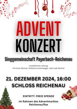 Adventkonzert, © Singgemeinschaft Payerbach-Reichenau