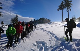 Schneeschuhwandern mit Teamwandern, © Wolfgang Menzel