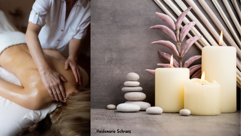 wohltuende Nacken- und Gesichtsmassage., © Mama Retreat